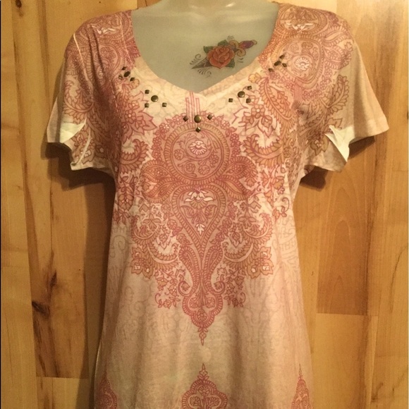 Appropriate Behavior Women’s M (8-10) V-Neck Top - Picture 1 of 6